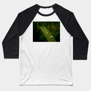 Water Drops - green macro Baseball T-Shirt